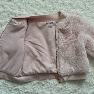 Cat & Jack Pink Fuzzy Jacket